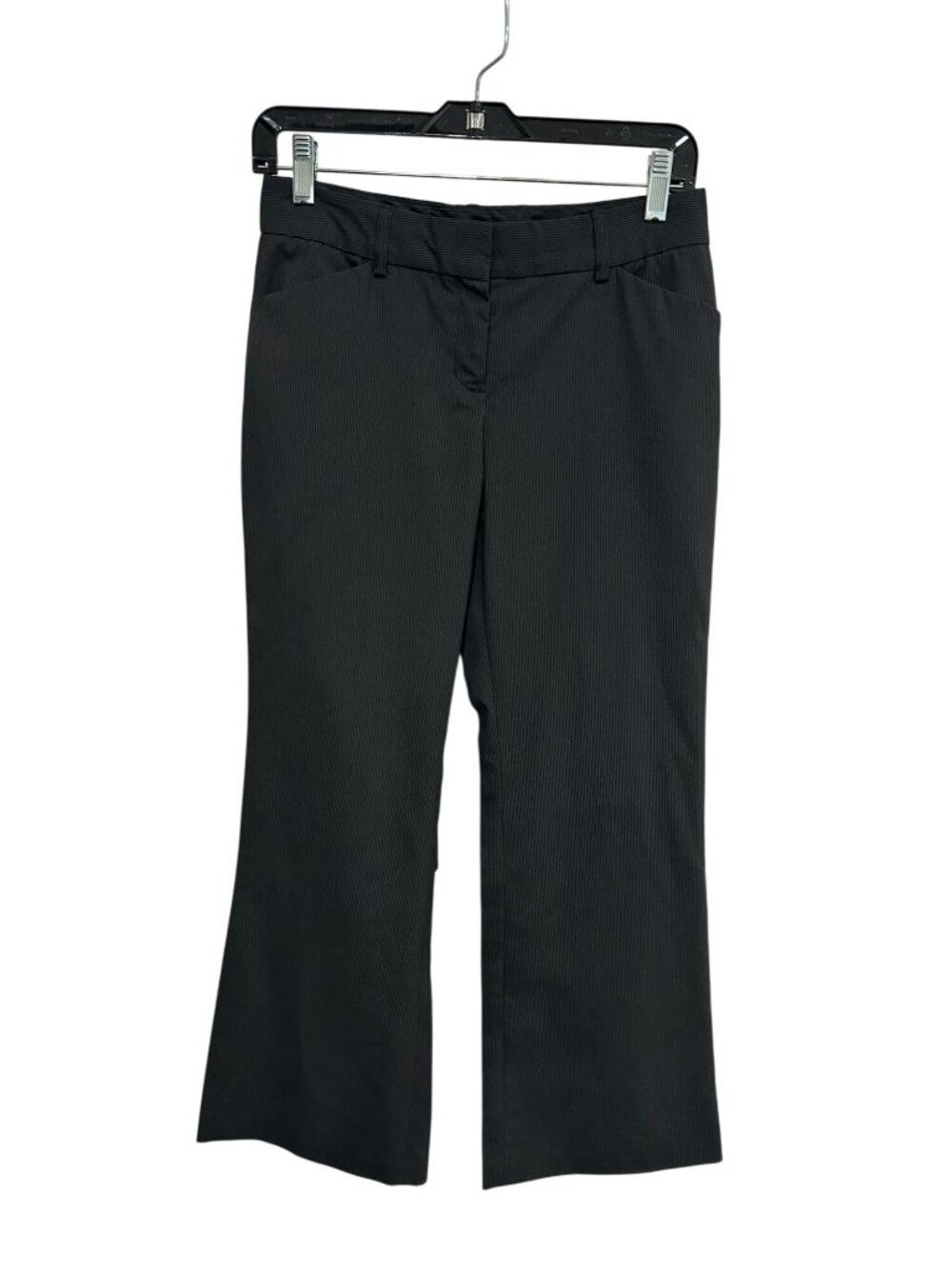 Express Design Studio 2/S Black Pinstripe Dress Pants Classic Minimalist